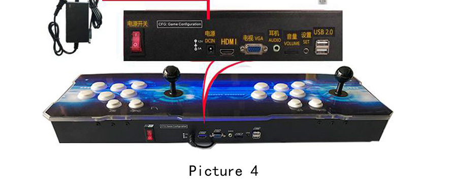 pandora box video 3188 in 1 pcb jamma arcade fighting game board-