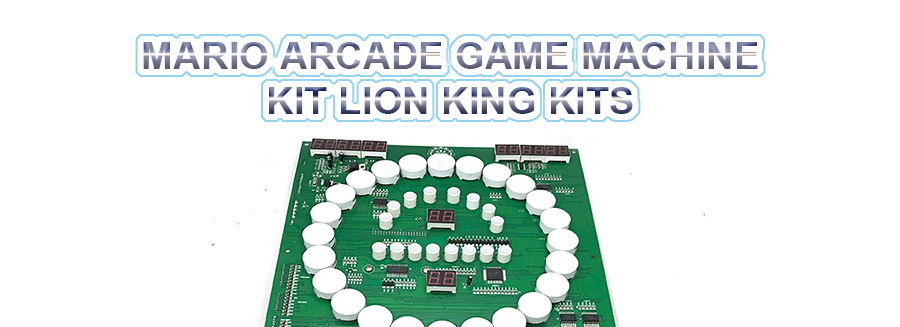 Mario Arcade Game Machine Kit Lion King Kits-