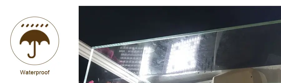 ลูเมนสูงไฟ LED กลางแจ้งน้ำท่วม 30w 50w 100w 150w 200w 400w IP66 สำหรับโคมไฟน้ำท่วมสวน-