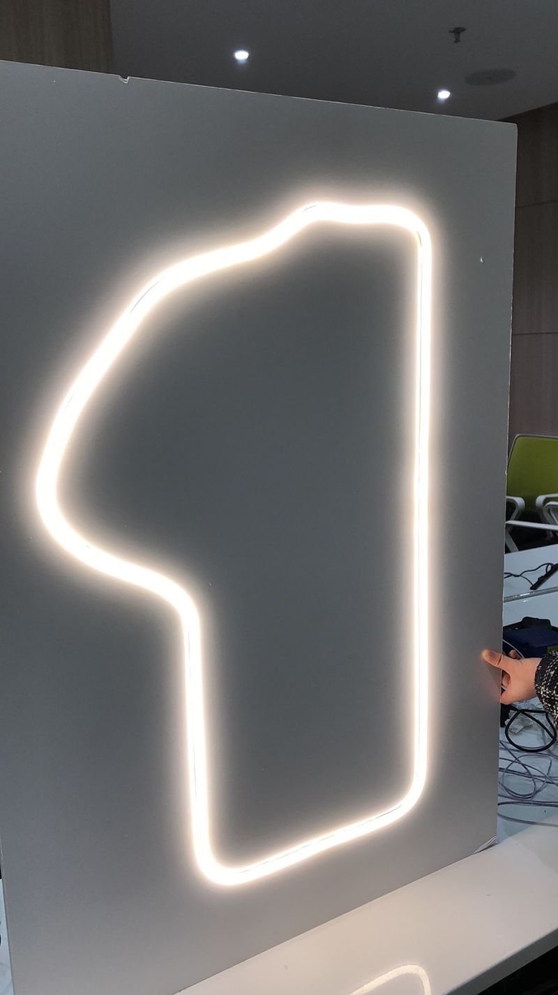 LACOSTE Neon Light Window Display