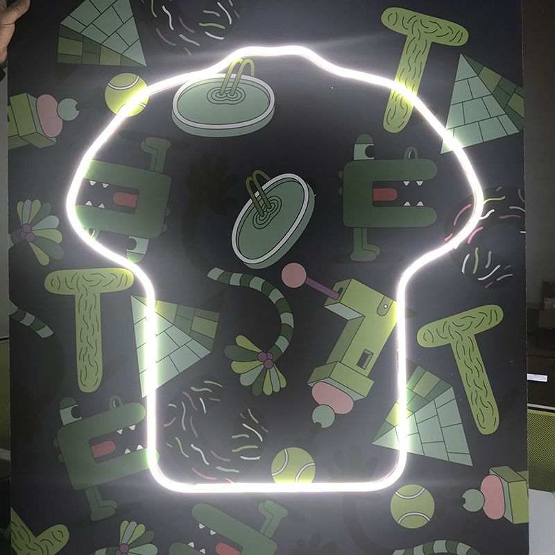 LACOSTE Neon Light Window Display