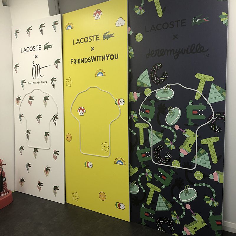 LACOSTE Neon Light Window Display