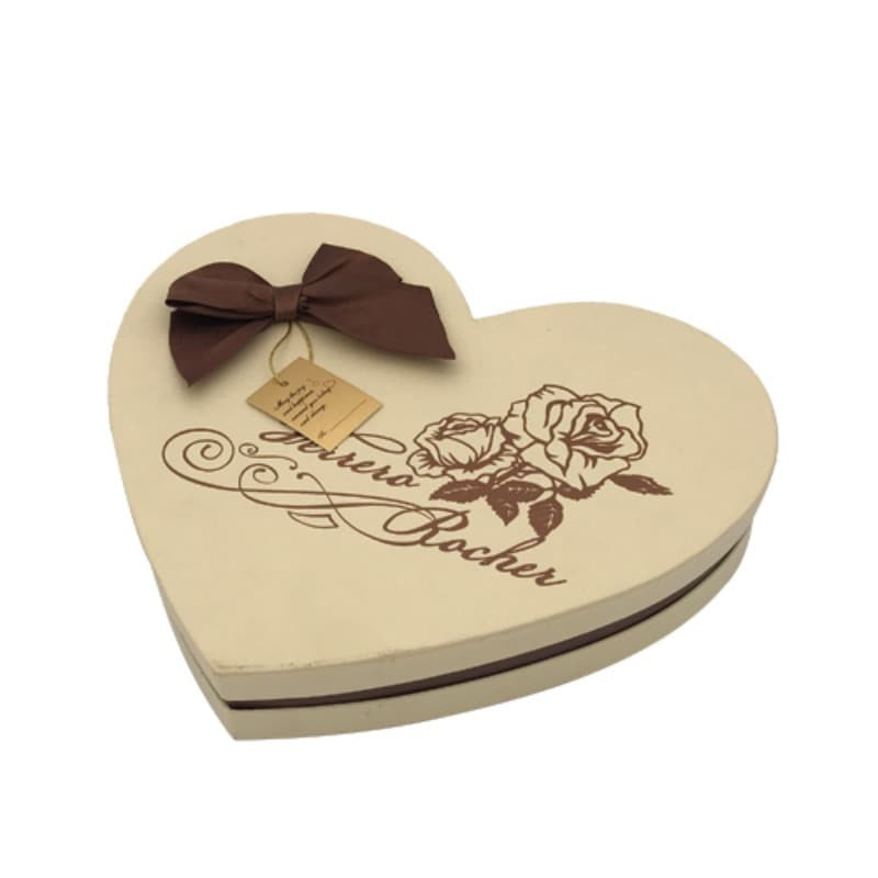 Heart Shaped Pattern Chocolate Gift Paper Box With Dividers For ...