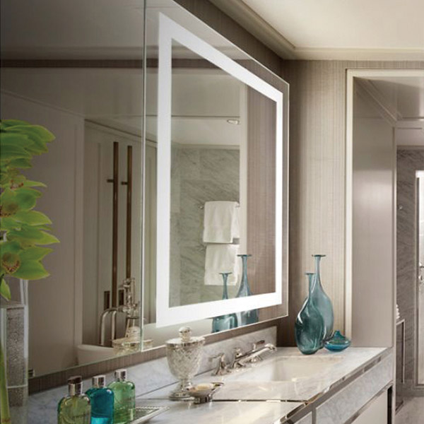 Lighted mirrors How they're made and where you can find them