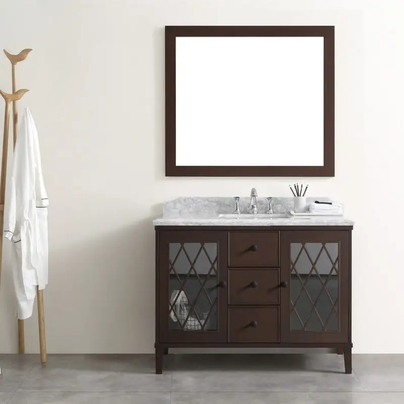 We have plenty of dark brown bathroom furniture for you to choose from. bathroom vanity