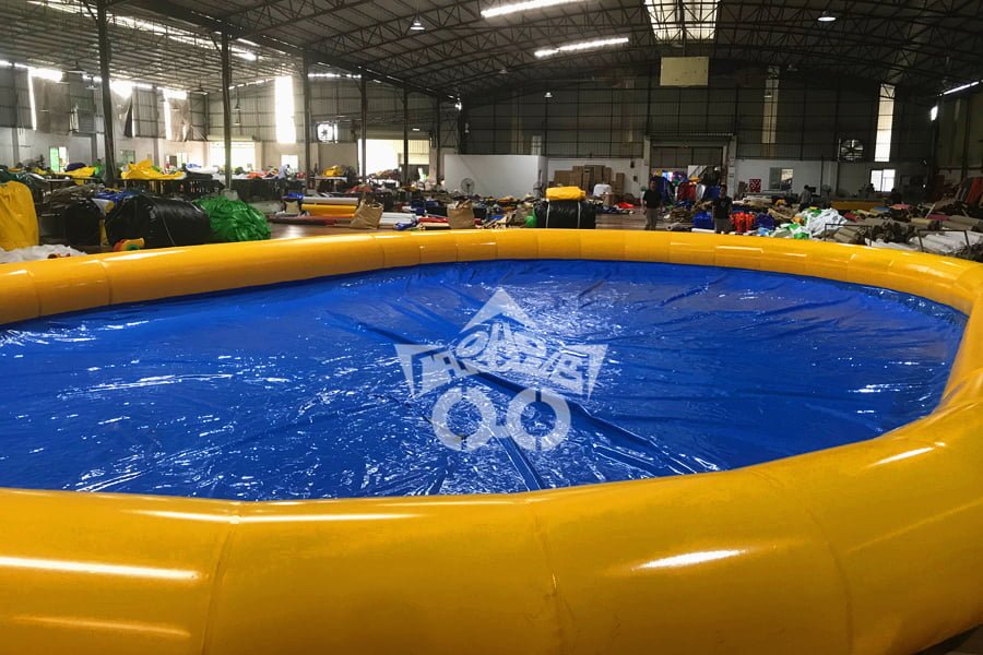 oval inflatable pool