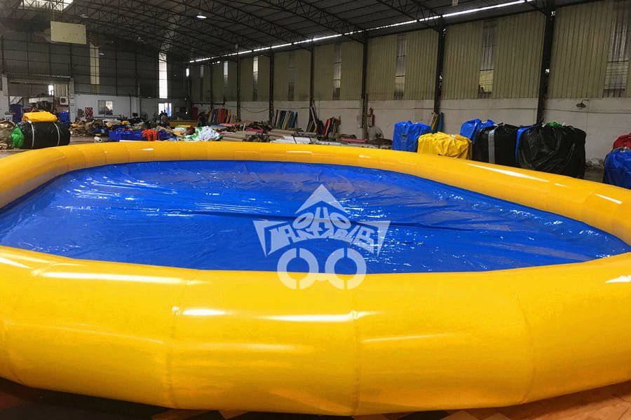 oval inflatable pool