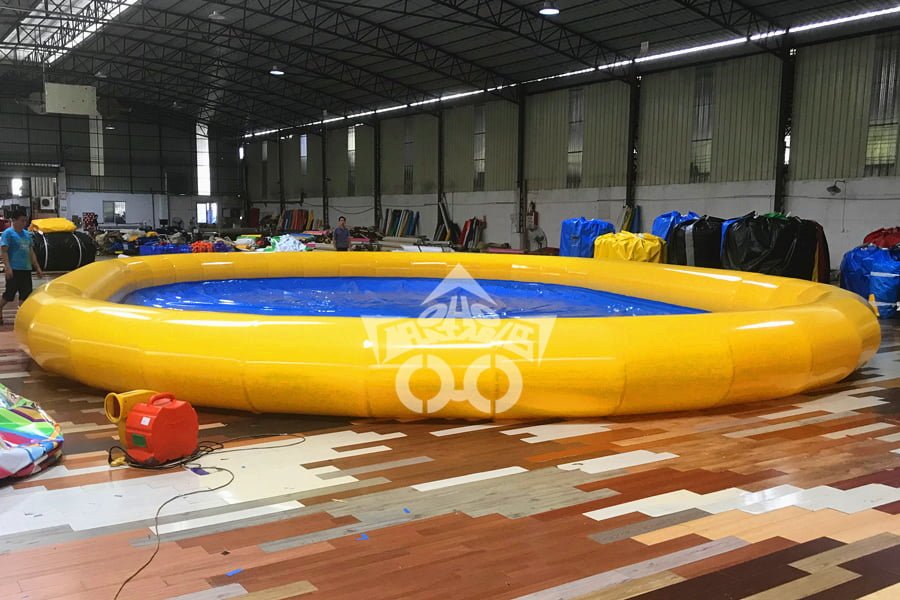 oval inflatable pool