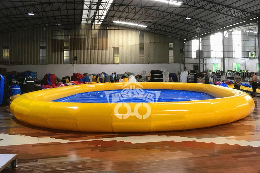 oval inflatable pool