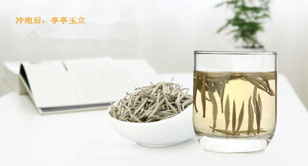 Compressed white tea silver needle bai hao yinzhen mini cake tuo cha 5g-
